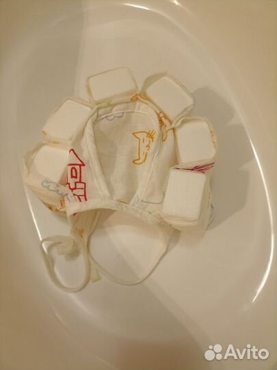 Круг для купания новорожденных, чепчик