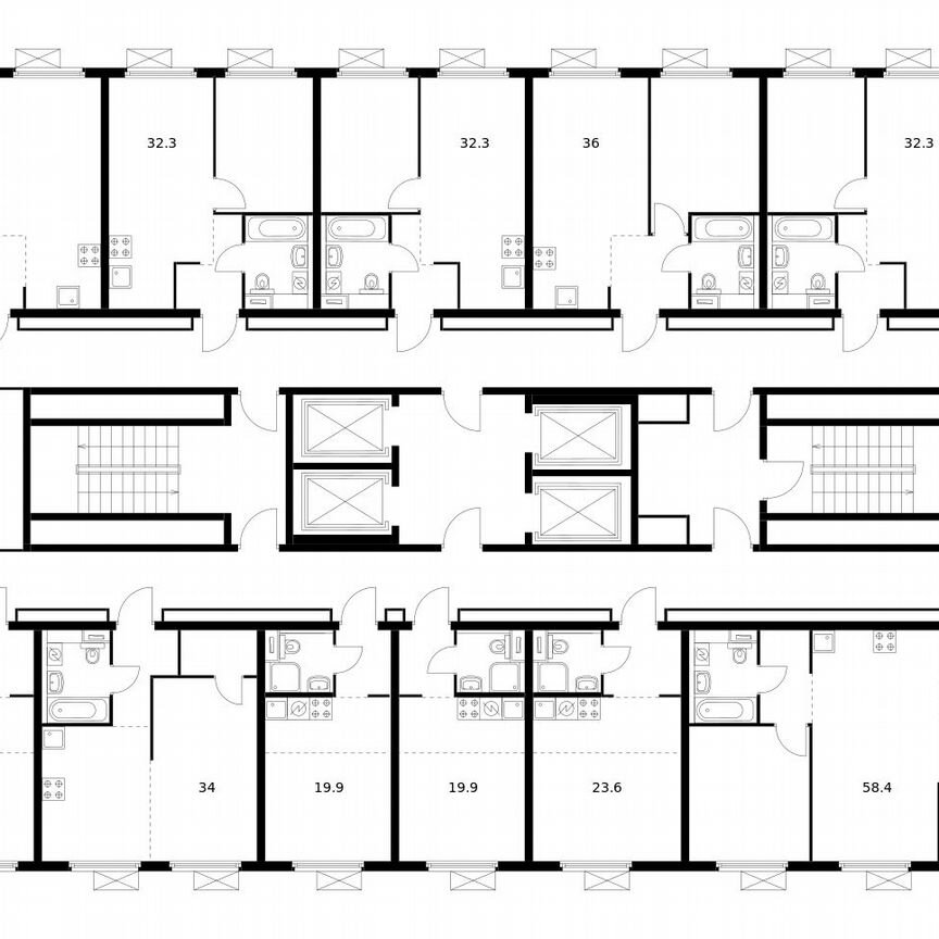 1-к. квартира, 42,3 м², 31/33 эт.