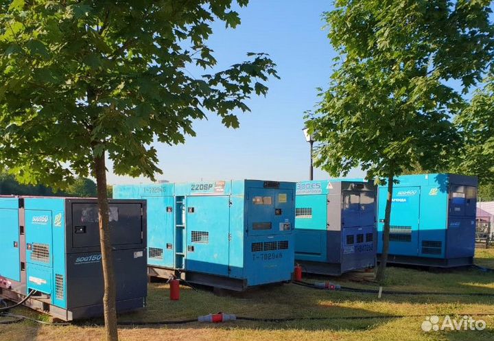 Аренда дизельных генераторов от 8 до 1000 кВт