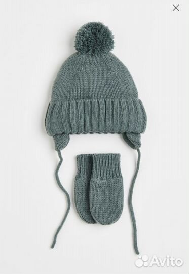 Новая зимняя шапка h&m 86/92