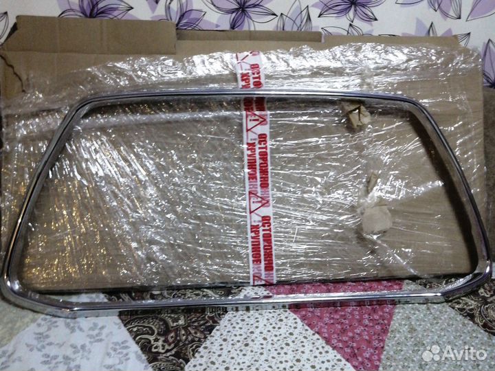 Молдинг на передний бампер мицубиси асх 2012-2016