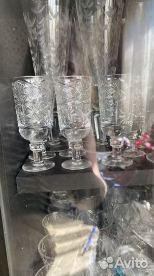 Хрустальные бокалы,рюмки,стопки,ссср