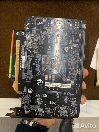 Видеокарта GTX 1650 4Gb