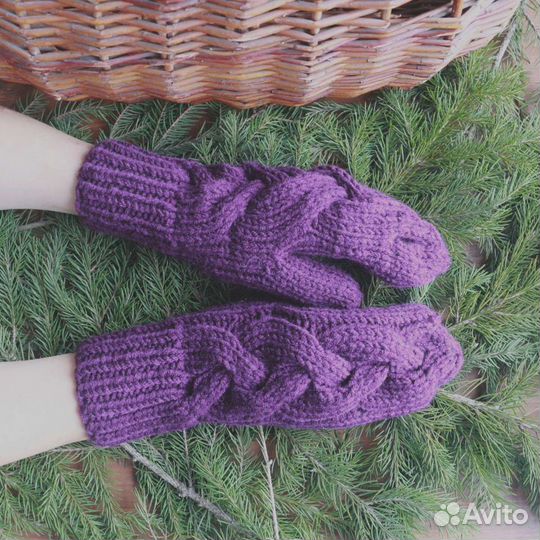Варежки ручной работы