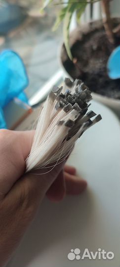 Волосы натуральные хвост