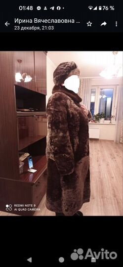 Шуба женская натуральная овчина