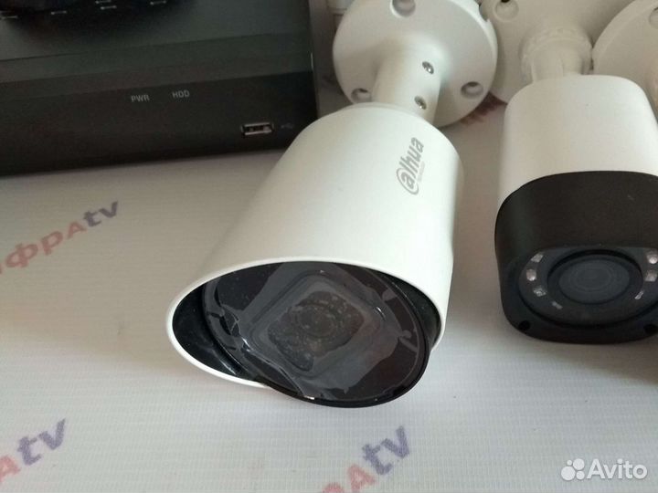 Видеонаблюдение 13 камер с микрофоном 4Мп Dahua