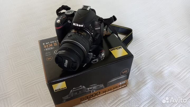 Nikon d3200 kit в коробке