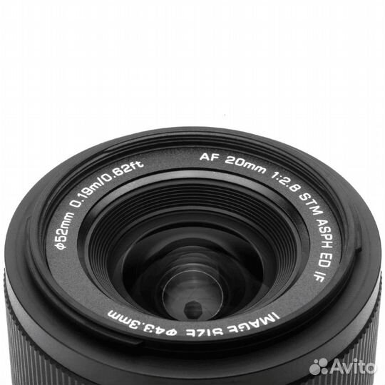 Объектив Viltrox AF 20mm 2.8FE E-mount FullFrame S