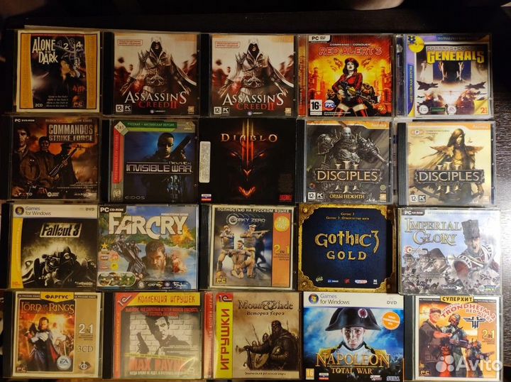 Компьютерные игры диски для пк