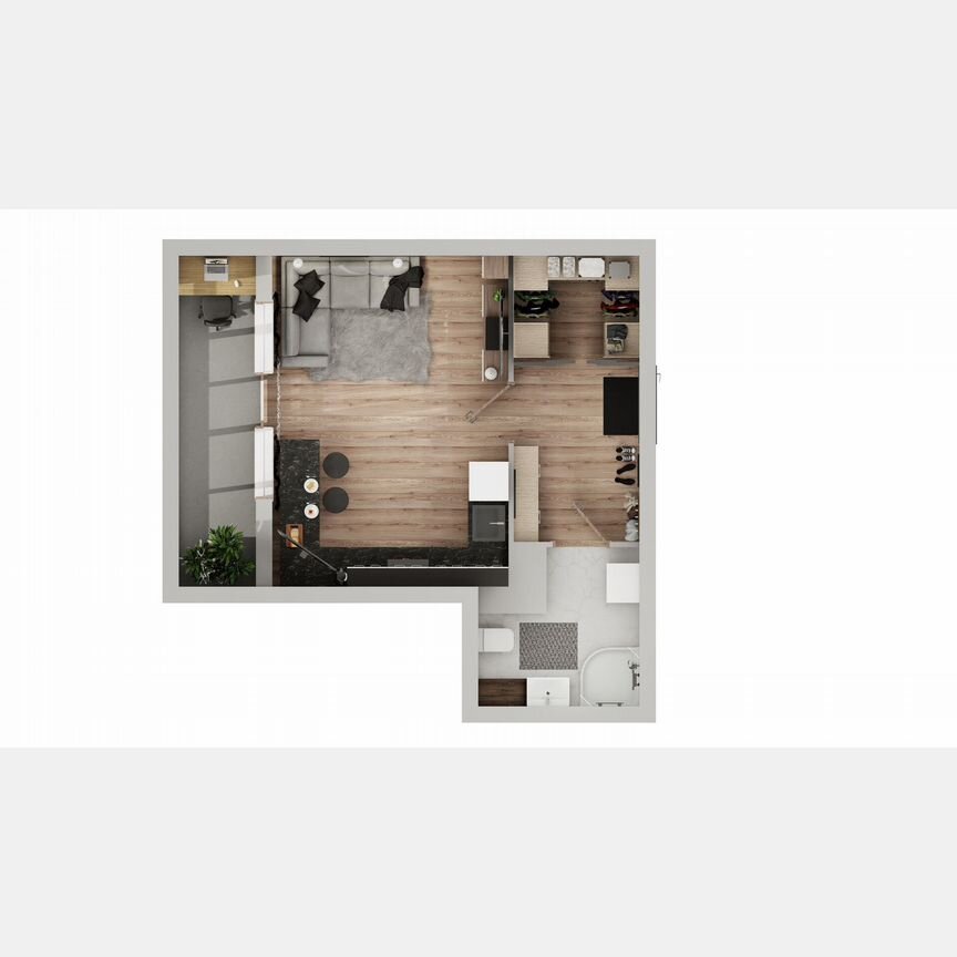 Квартира-студия, 34,2 м², 7/8 эт.