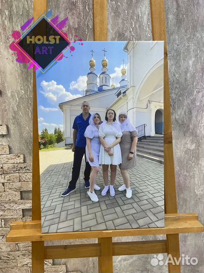 Портрет на холсте по фото