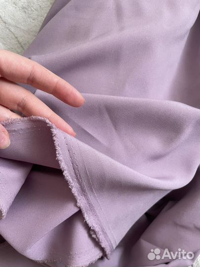 Ткань костюмная (лиловая)