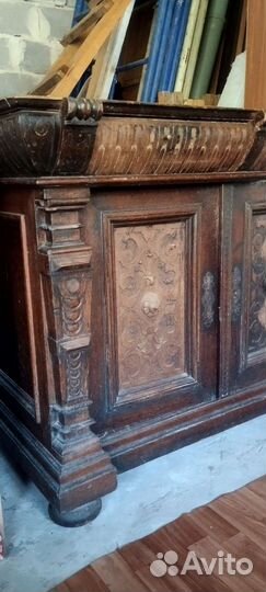 Буфет старинный резной