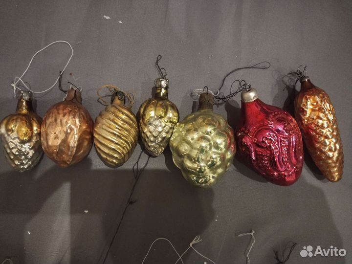 Елочные игрушки СССР советские