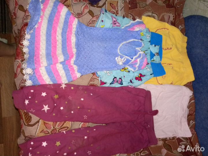 Пакет вещей и обуви для девочки 4-5 лет