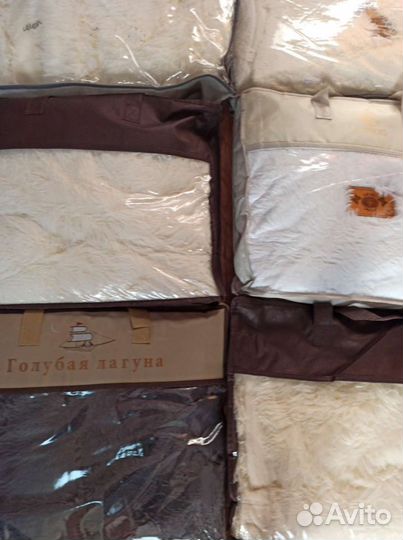 Плед пушистик травка