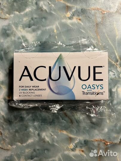 Контактные линзы acuvue oasys with Transitions