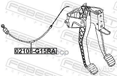 Трос сцепления nissan almera G15RA 2012.11- EL