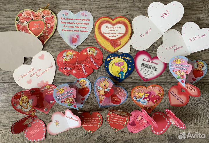 Открытки, валентинки, конверты