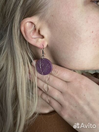 Серьги из полимерной глины