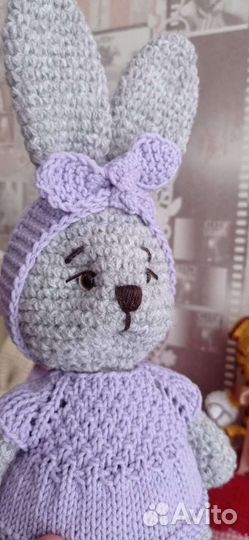 Мягкая игрушка зайчик