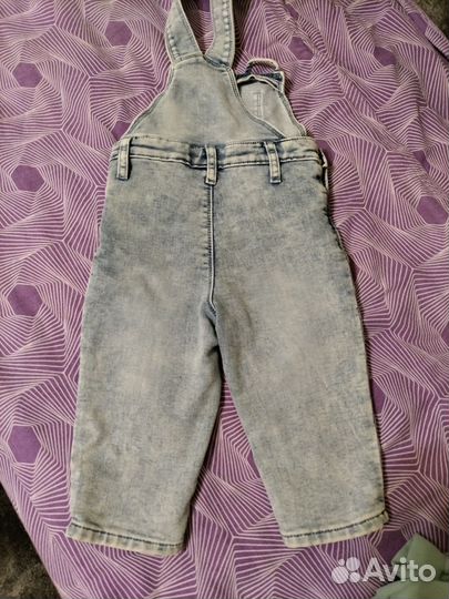 Полукомбинезон джинсовый