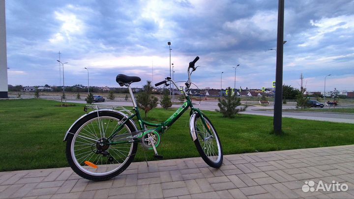 Велосипед на 24 колесах stels