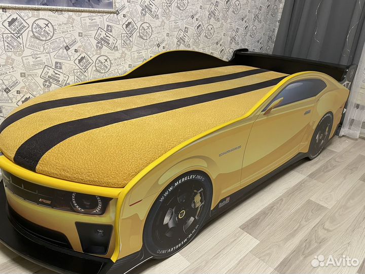 Кровать машинка с подсветкой