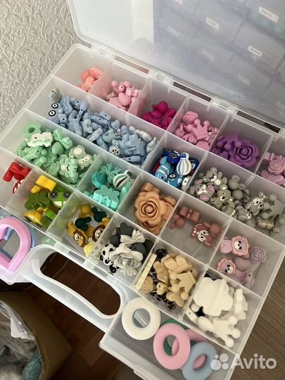 Бусины из пищевого силикона