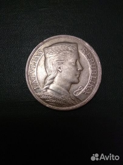 5 лат 1929 год. Литва.серебро