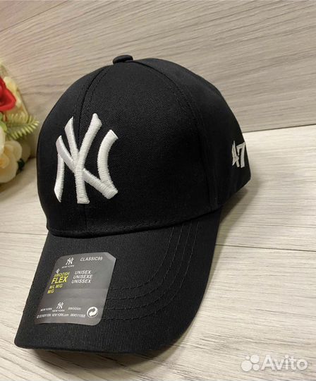 Кепка new era черная new York бейсболка