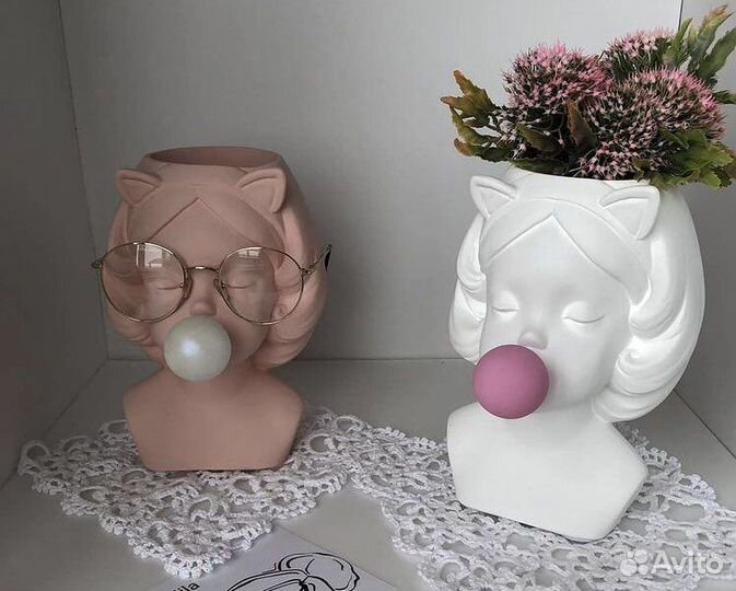 Силиконовая форма «Девочка с пузырем»