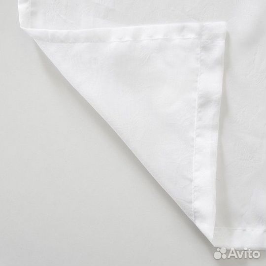 Тюль вуаль с тиснением бабочки 500х260 см, белый