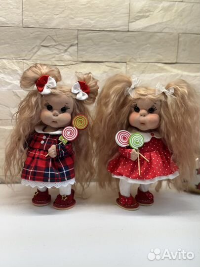 Кукла ручной работы подарок на новый год