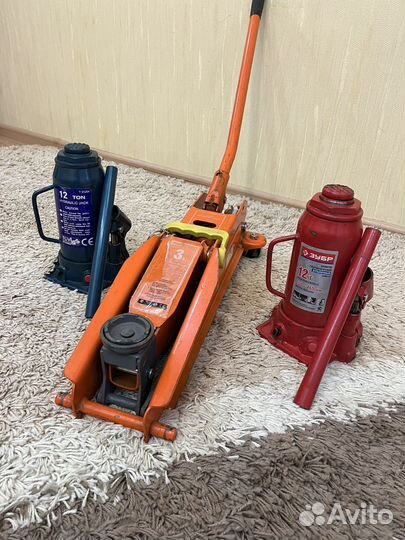 Домкрат гидравлический Griff 12т