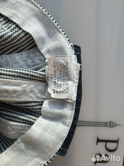 Бейсболка джинсовая детская