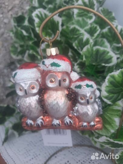 Елочная игрушка стекло