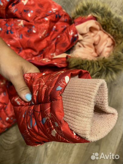 Зимний костюм для девочки 110