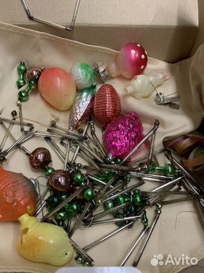 Елочные игрушки СССР