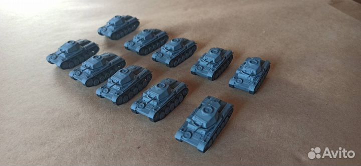 Модели танков на базе pz-l, pz-lI, 1/100