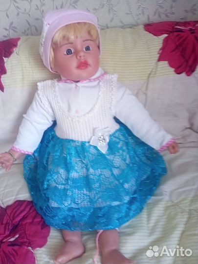 Кукла большая и единорожка