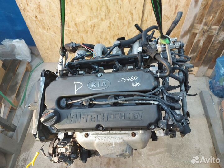 Двигатель S6D - S5D Kia Spectra 1.5i. 95-108л.с