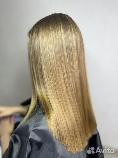 Модель на кератин, ботокс, нанопластику