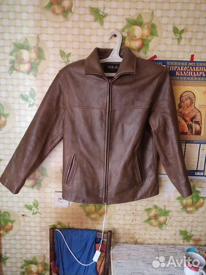 Кожаная куртка мужская