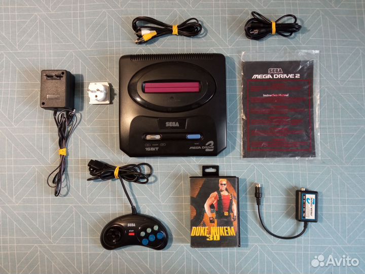 Игровая приставка Sega Mega Drive 2 (клон из 90-х)