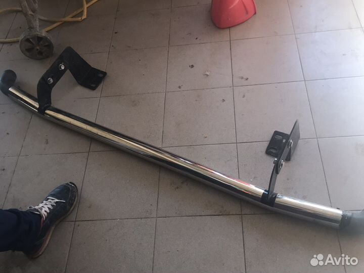 Защита заднего бампера