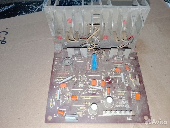 Плата индикатор каналов усилителя Романтика 222с