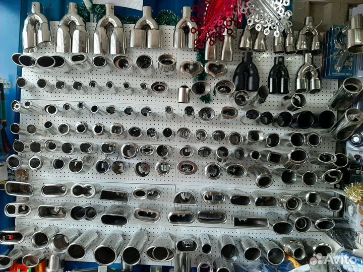 Насадка на глушитель (нержавейка) черная