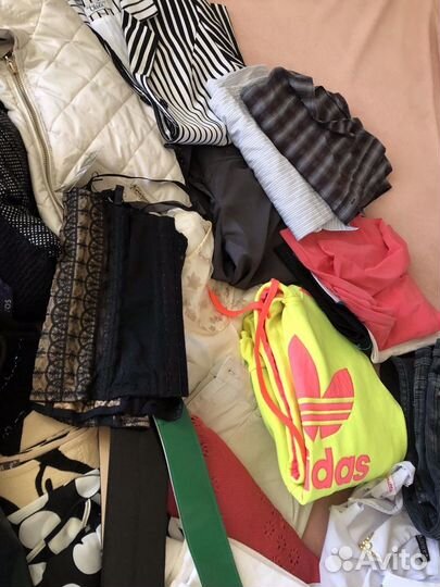 Женские вещи пакетом 46 бу(мешок+пакет)